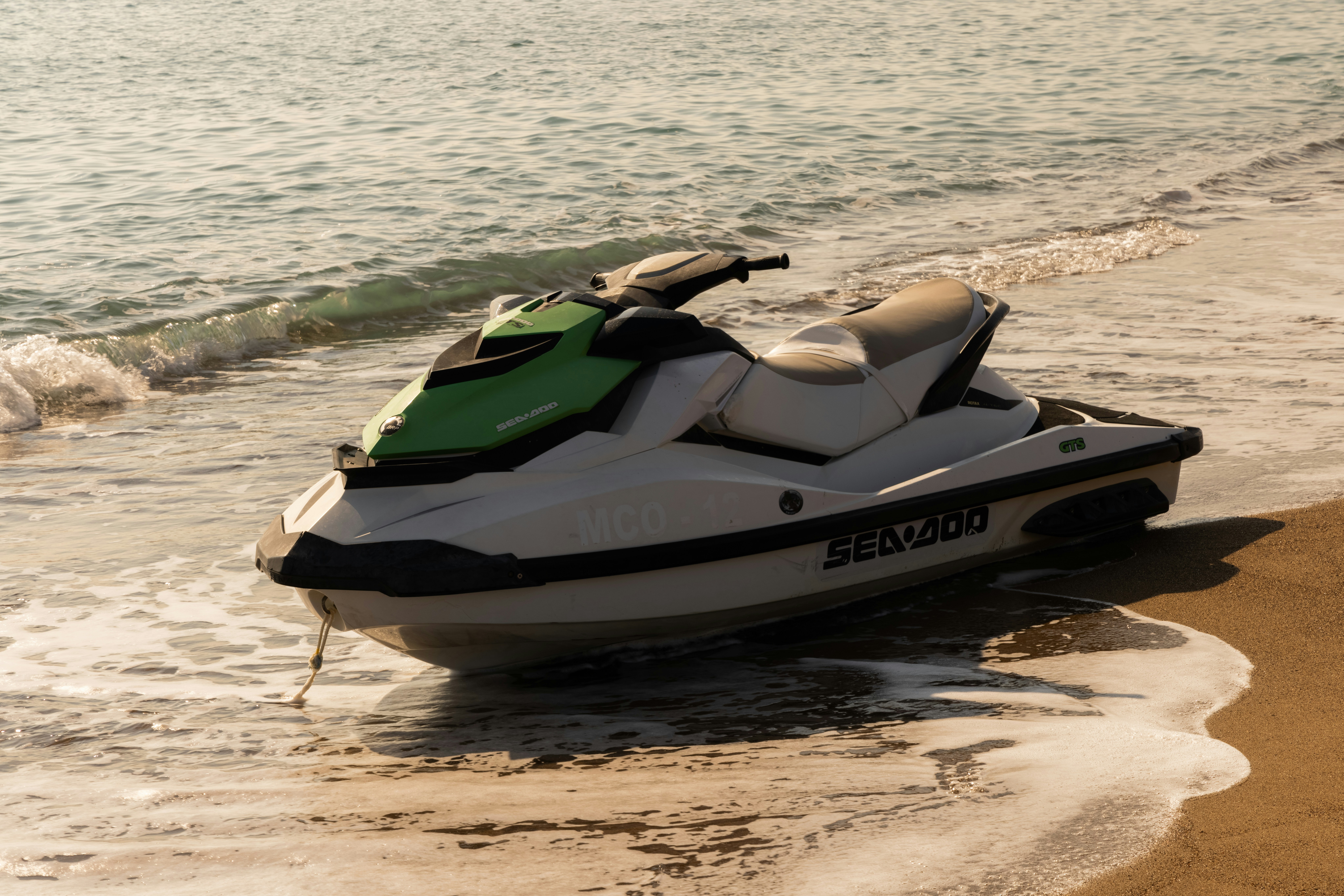 Jet ski in indoor storage at Boats Galore