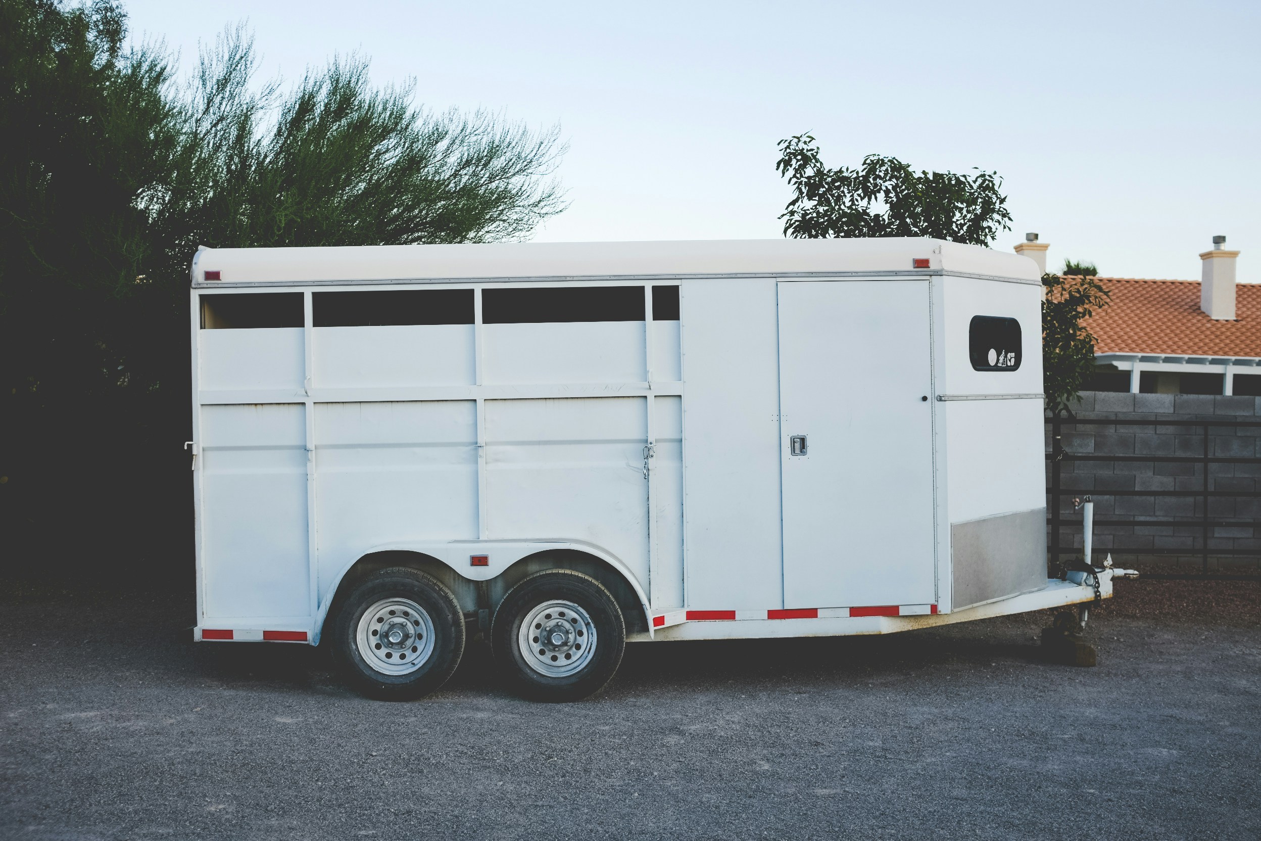 Trailer stored at Boats Galore indoor facility